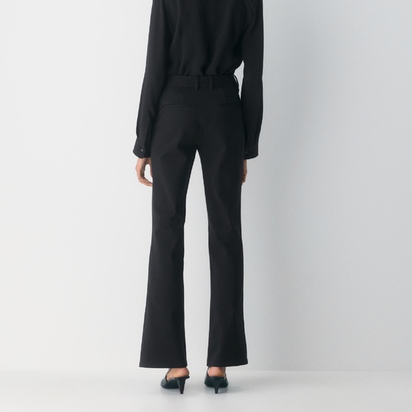 BNWT- Babaton Lineage Scuba High-Rise Flared Dress Pants Trousers (4) - Picture 2 of 9